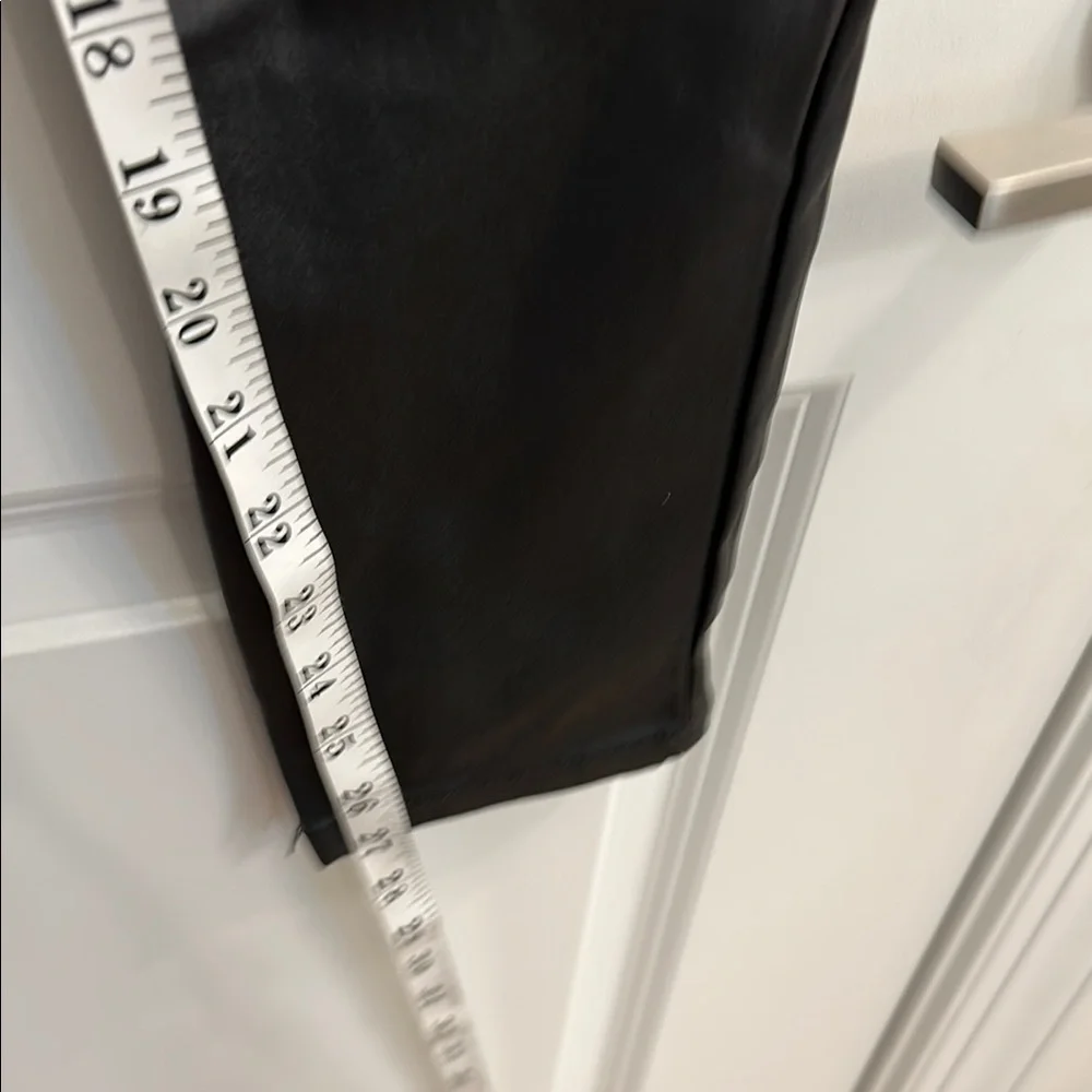 Marc New York Black faux leather High-Waisted Pants
